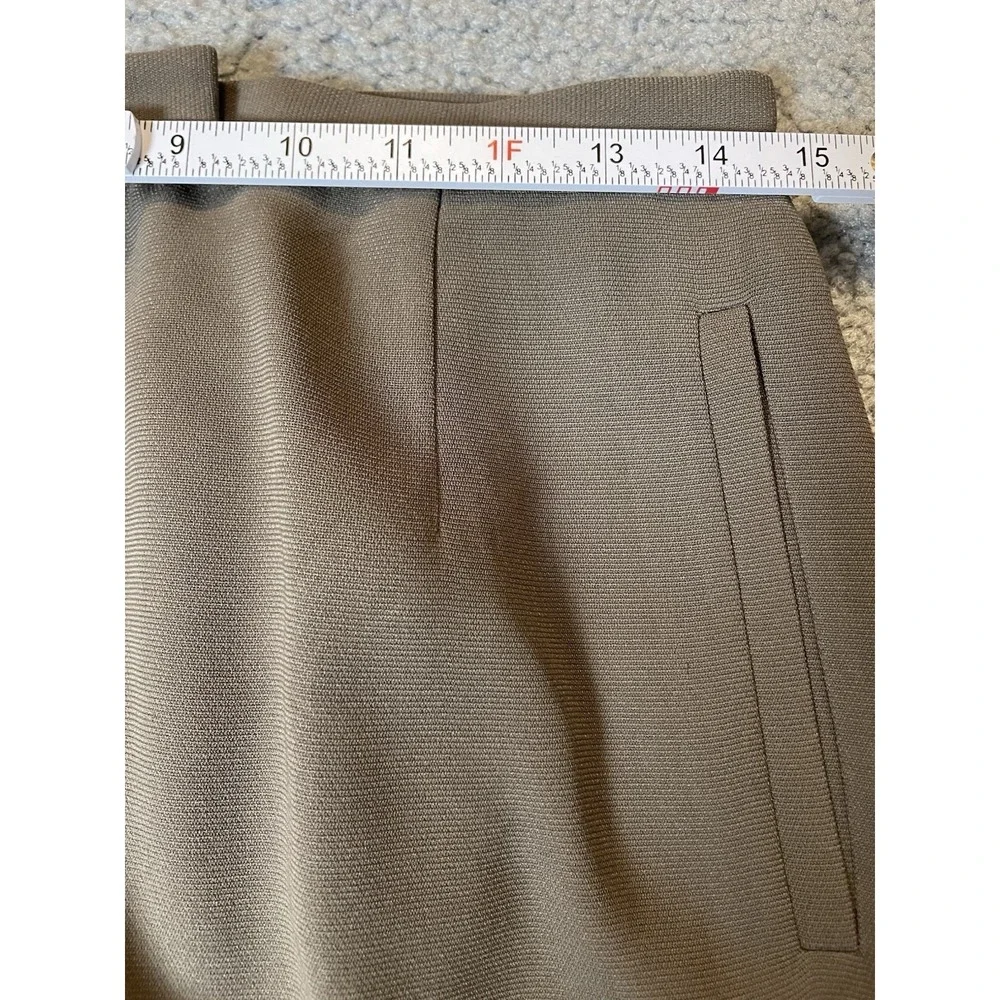 70s Rafaela 2Pc Tailored Pantsuit Womens Sz 6/8 Taupe Beige Career Business READ - Picture 10 of 16